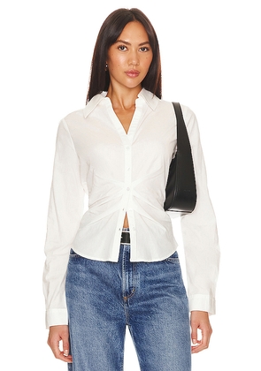 PAIGE Alera Shirt in White. Size L. Also in XL.