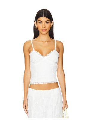Runaway The Label Larina Top in White. Size L. Also in XL, XXL.