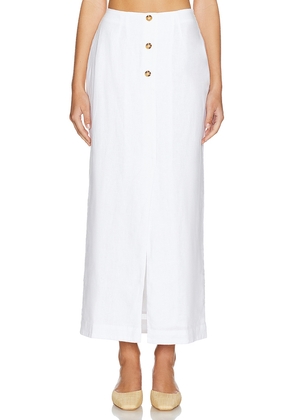Posse Gigi Column Skirt in Ivory. Size S. Also in XL.