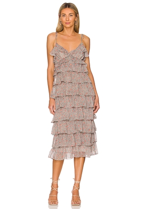 Tularosa Tatum Midi Dress in Julian Floral in Pink. Size L. Also in XS.