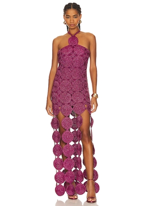 SIMONMILLER Beep Beep Dress in Purple. Size M. Also in XS, S.