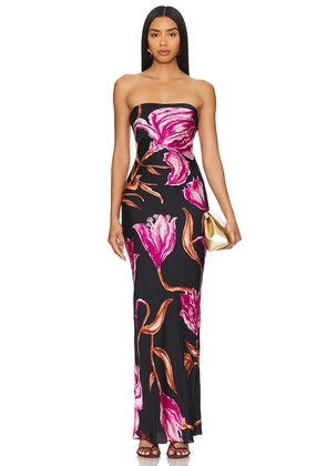 ROCOCO SAND Maxi Strapless Dress in Pink. Size L. Also in XS, XXS.