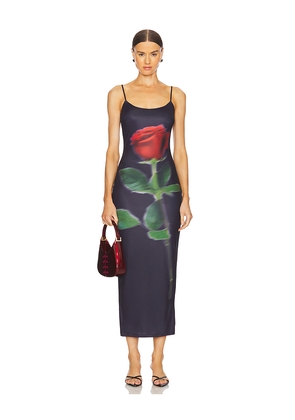 Runaway The Label Deia Midi Dress in Black. Size S. Also in XS, XL/1X.