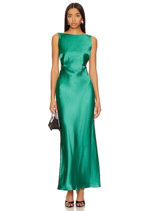 Runaway The Label Samsara Maxi Dress in Green. Size M. Also in L, S, XL, XS, XXL.