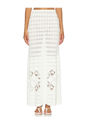 Tularosa Jagger Skirt in White. Size L. Also in M.