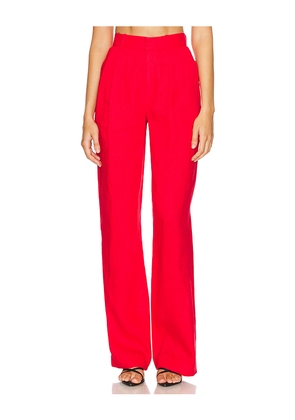 Ronny Kobo Krew Pant in Red. Size XL. Also in XS.