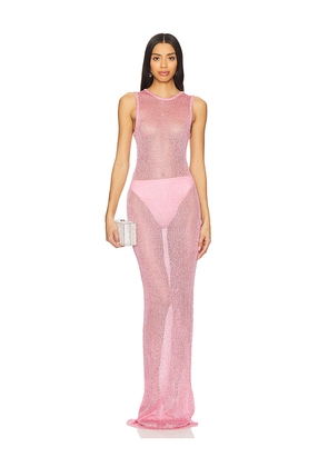 superdown Alix Maxi Dress in Pink. Size L. Also in XS, S, M.