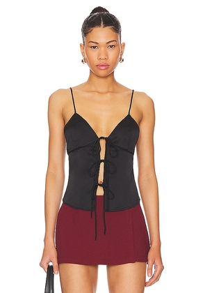 superdown Anahi Cami Top in Black. Size L. Also in XS, S, M, XL.