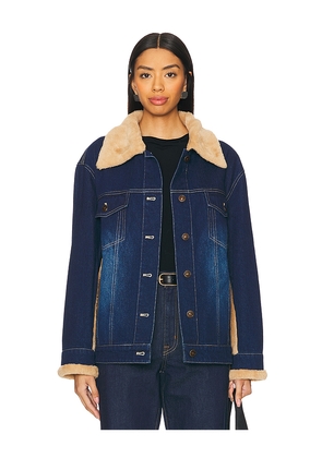 Steve Madden Winona Jacket in Denim-Dark. Size S. Also in XS.