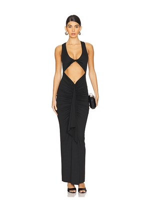 superdown Amai Maxi Dress in Black. Size L. Also in XS, S, M, XL.