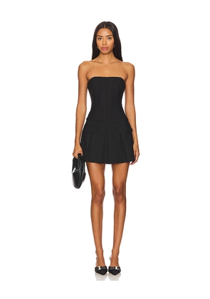 superdown Geraldine Mini Dress in Black. Size L. Also in XS, S, M, XL.