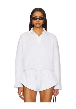 Port de Bras Sofia Sweater in Light Grey. Size L. Also in S, XS, M, XL.