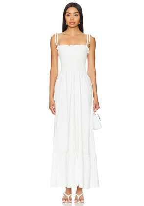 PEIXOTO x REVOLVE Eddie Maxi Dress in White. Size L. Also in XS, XL.