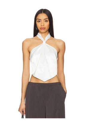 superdown Martine Top in White. Size L. Also in XS, S, M, XL.