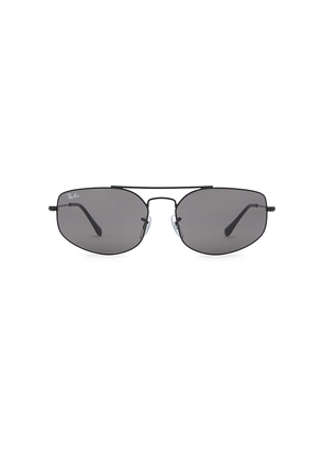 Ray-Ban Explorer V Sunglasses in Metallic Silver.