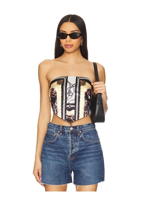 superdown Sophia Bandana Top in Black. Size L. Also in S, M.