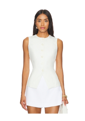 SNDYS x REVOLVE Emiliana Top in White. Size L. Also in XXS, XS, S, M, XL, XXL.