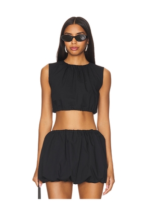 SNDYS x REVOLVE Bubble Top in Black. Size L. Also in M, XL.