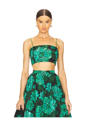 Rhode Penny Top in Green. Size M. Also in S.