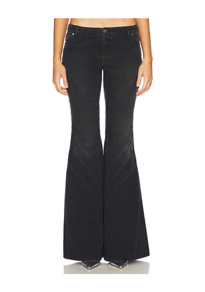 Santa Brands Flared Jeans in Black. Size L. Also in S, XL.