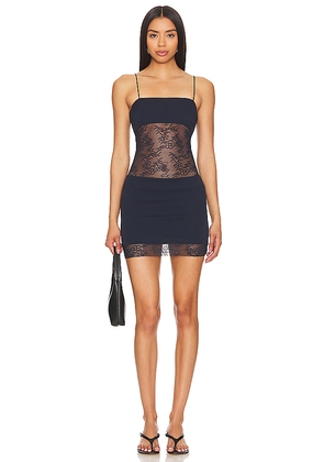 superdown Catalaya Mini Dress in Navy. Size L. Also in XS, M, XL.