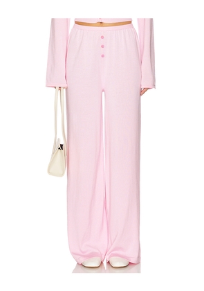 SNDYS X REVOLVE August Button Pants in Blush. Size L. Also in XXS, XS, S, M, XL, XXL.