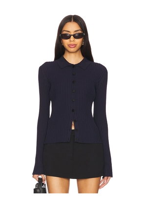 Rue Sophie ?mile Knit Top in Navy. Size L. Also in S.