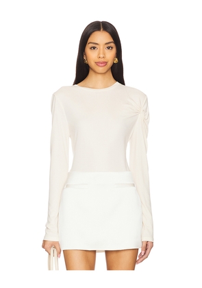 Rue Sophie Jaquot Top in Cream. Size L. Also in M, S, XL, XS.