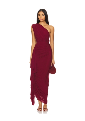 superdown Juliet Midi Dress in Red. Size L. Also in M, S, XL, XS, XXS.