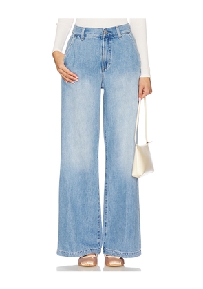 PISTOLA Dalia Wide Leg Jeans in Blue. Size 29. Also in 31, 32.