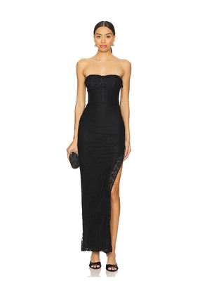 superdown Lou Maxi Dress in Black. Size L. Also in XS, XXS, S, M, XL.