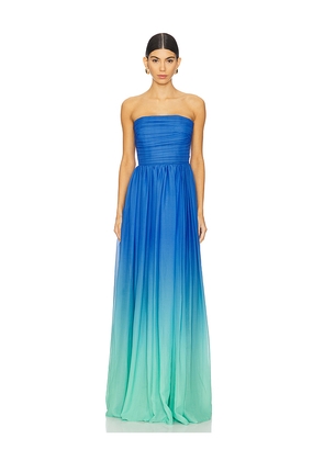 SAU LEE Camille Dress in Blue. Size 0. Also in 2, 4, 6, 8.