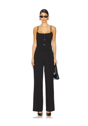 PISTOLA Marcia Tailored Jumpsuit in Black. Size S. Also in XS.