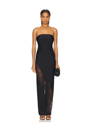 ROTATE Stretchy Tube Dress in Black. Size 34. Also in 32, 38.