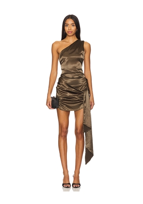 superdown Dannika Mini Dress in Olive. Size L. Also in M, S.