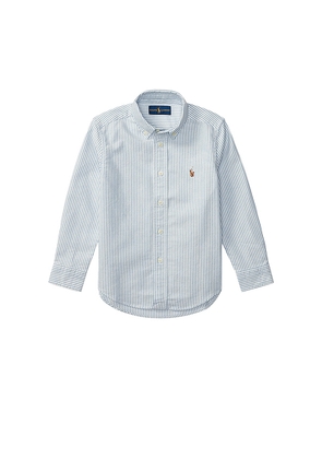 Polo Ralph Lauren Kids Long-Sleeve Button-Down Sport Shirt in Blue. Size 6. Also in 2.