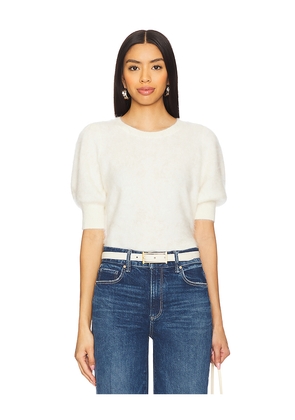 PAIGE Gladiolus Top in Ivory. Size L. Also in M, XL.