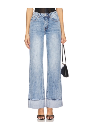 superdown Lulu Cuffed Jeans in Blue. Size L. Also in XXS, M, XL.