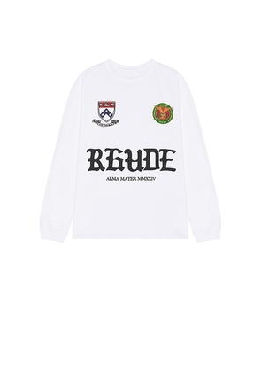 Rhude Alma Tee in White. Size M. Also in S.