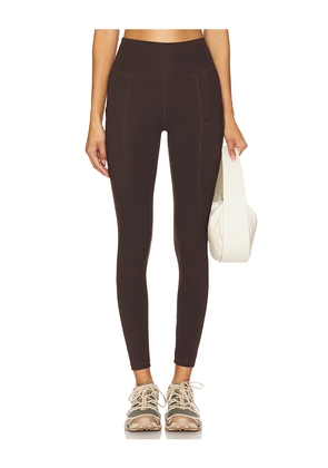 STRUT-THIS The Dallas Ankle Legging in Brown. Size L. Also in S.