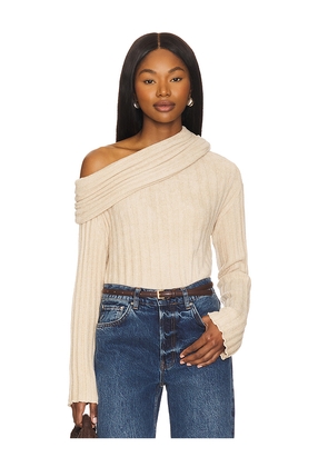 Tularosa x Emma Rose Harper Sweater in Beige. Size L. Also in M.