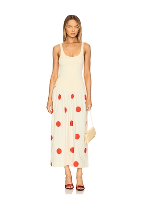 SWF Stretch Singlet Midi Dress in Ivory. Size M. Also in XL.