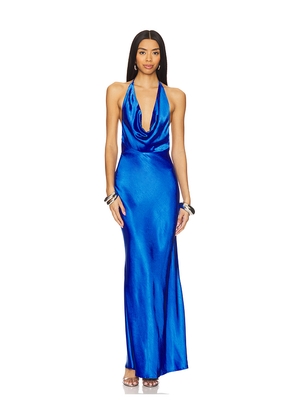 Runaway The Label x REVOLVE Posey Maxi Dress in Royal. Size L. Also in XS, S, M, XL/1X.