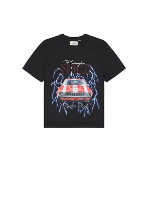 Remington Stone Racing Tee in Black. Size M. Also in S.