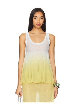 Solid & Striped Shelli Top in Green,Blue. Size L. Also in M, XL.