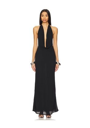 Runaway The Label x REVOLVE Lexie Maxi Dress in Black. Size L. Also in XS, S, M, XL/1X.