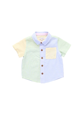 Pink Chicken Boys Jack Shirt in Blue. Size 4. Also in 5.