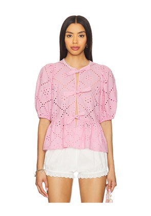 SAYLOR Naomie Top in Pink. Size M. Also in XS.