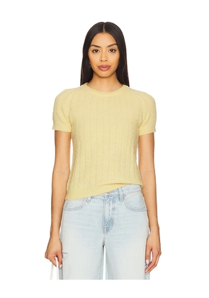 SAMSOE SAMSOE Sabarbara Tee in Yellow. Size M. Also in S.