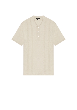 Rails Cillian Short Sleeve Polo in Cream. Size M. Also in S.